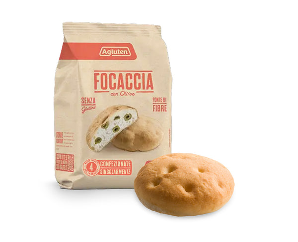 Focaccia con olive - Aglutèn