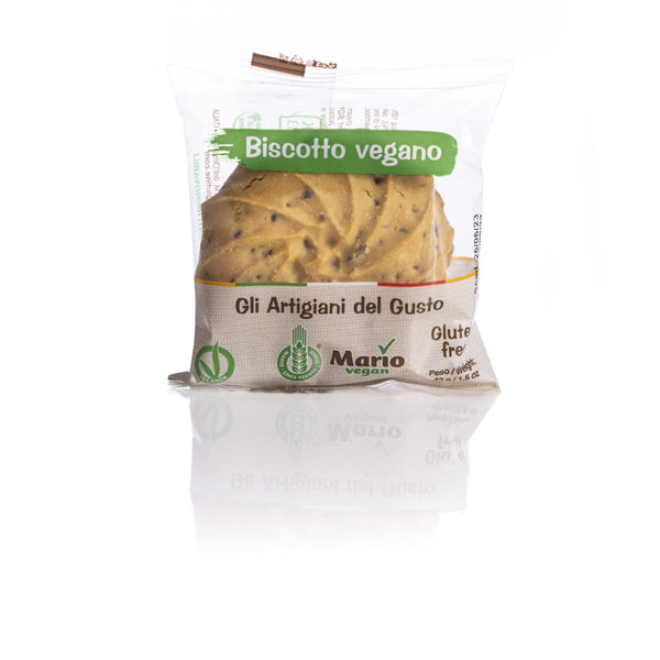Biscotto Vegano Monoporzione con Semi di Lino – Mario Senza Glutine