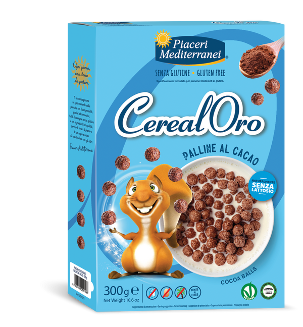 Cereal Oro - Palline al Cioccolato - Piaceri Mediterranei