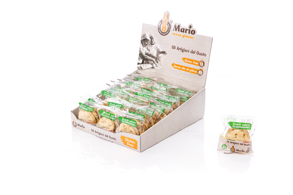 Espositore snack salato gusto rosmarino - Mario senza glutine