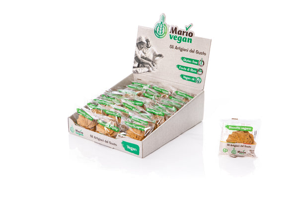 Espositore Biscotto Vegano con Semi di Lino – Mario Senza Glutine