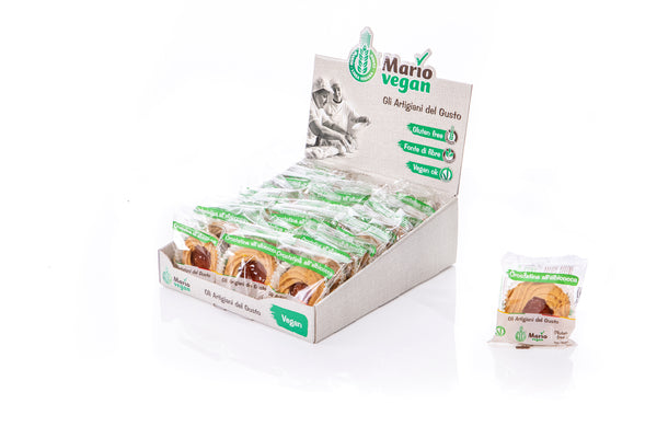 Espositore Crostatina Vegana all' albicocca con Farina di Mandorle Integrale  – Mario Senza Glutine