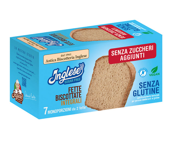 Fette Biscottate Integrali Senza Zuccheri Aggiunti - Inglese