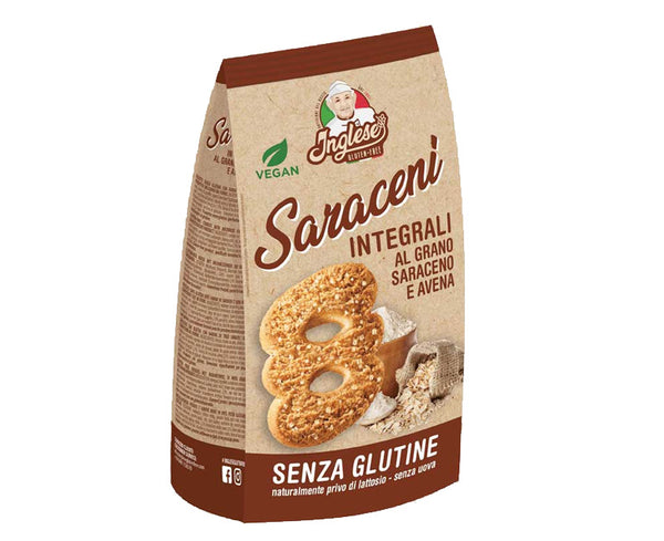 Saraceni integrali al grano saraceno e avena - Inglese